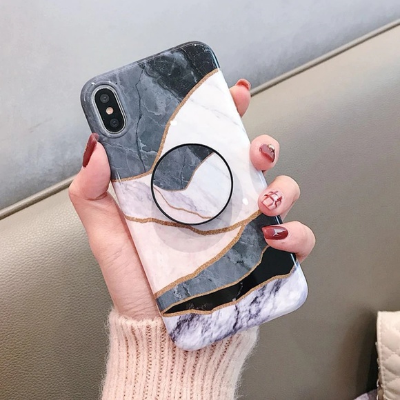 Accessories - NEW iPhone Max/XR/X/XS/7/8/Plus Marble W/ Holder